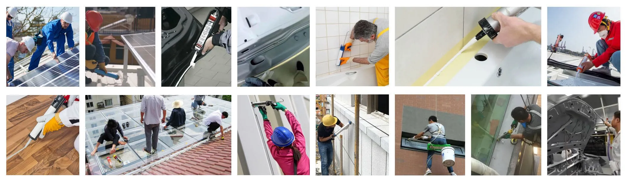 Silicone Sealant construction site